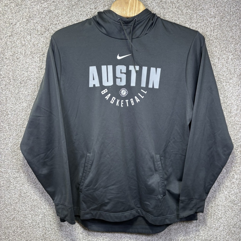 Austin Spurs Sweatshirt Mens 3XL Tall Black NBA Basketball Nike Hoodie Pullover